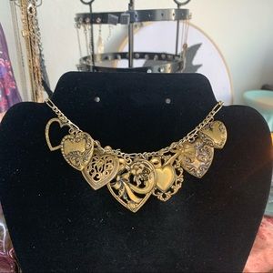 Antique Gold Charm Bracelet